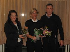 Margherita Sorge premiata da Marco Calvaresi e Loredana Di Nardo